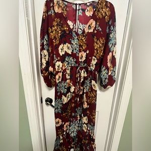 Umgee large hi low hem dress